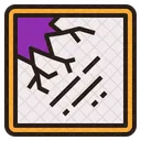 Broken Window Scary Icon