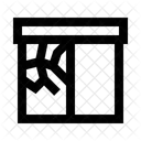 Broken Window Damage Crime Icon