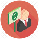 Broker Agent Trading Icon