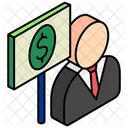 Broker Agent Trading Icon