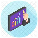 Broker Agent Trading Icon