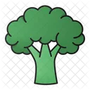 Brokkoli Grun Vegetarisch Symbol