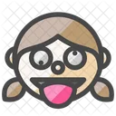 Chica Bromista Icon