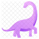 Brontosaurus Dinosaur Raptor Icon