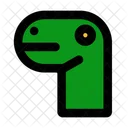 Extinct Long Neck Herbivore Icon