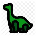 Extinct Long Neck Herbivore Icon