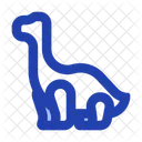 Extinct Long Neck Herbivore Icon
