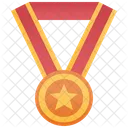 Bronze Medalha Terceiro Ícone