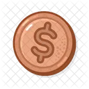 Bronze Coin  Icon