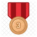 Bronze Medal Prize Icône