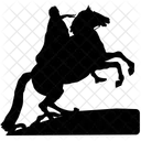 Bronzener Reiter  Symbol