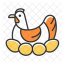 Brood Hen Chicken Icon