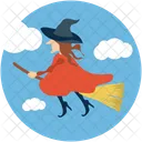 Broom Magic Witch Icon