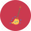 Broom Cleaning Halloween Icon