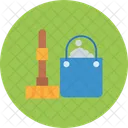 Broom Cleaning Mop Icon