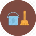 Broom Cleaning Mop Icon