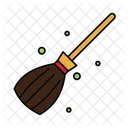 Broom Halloween Magic Icon