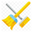 Broom Cleaning Brush Icon