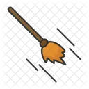 Broom Witch Stick Icon