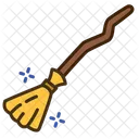 Broom Broomstick Halloween Icon