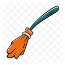 Broom Halloween Witch Icon