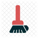 Broom Dusting Cleaning Icon