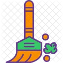 Broom Halloween Scarry Icon