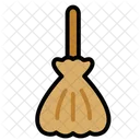 Halloween October Witch Broom Icon
