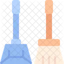 Broom Dustpan Cleaning Icon
