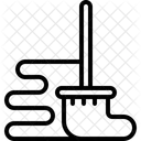Broom Floor Sweep Icon