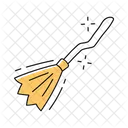 Halloween Horror Broomstick Icon