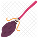 Broomstick Halloween Witch Icon