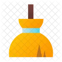 Broom Witch Halloween Icon