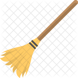 Broomstick Icon of Flat style - Available in SVG, PNG, EPS, AI & Icon fonts