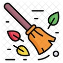 Broomstick Broom Cleaning Icon