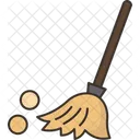 Broomstick Sweep Floor Icon