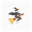 Broomstick Broom Halloween Icon