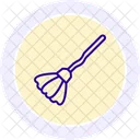 Broomstick Color Circle Icon Icon