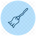 Broomstick Sweeping Floor Icon