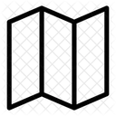 Broschure Papier Karte Symbol