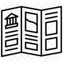 Broschure Prospekt Merkblatt Symbol