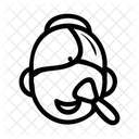 Brosser le visage  Icône