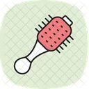 Cuir Chevelu Brosse Soins Capillaires Icône