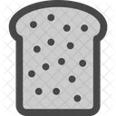 Brot Scheibe Sandwich Icon