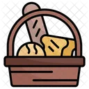 Brot Essen Korb Symbol