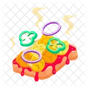 Fast Food Aufkleber Junk Food Street Food Symbol