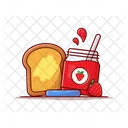 Brot und Marmelade  Symbol