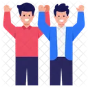 Comrades Buddies Brothers Icon