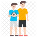 Brothers Love Siblings Friendship Icon