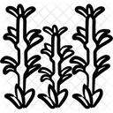 Brotos de bambu  Ícone